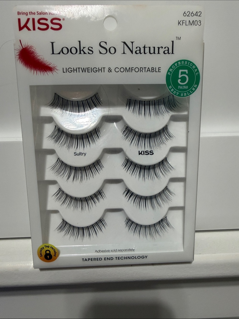 KISS Looks So Natural False Eyelashes - Black (5 Pairs)